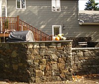 Retaining Wall Install, Concord, MA